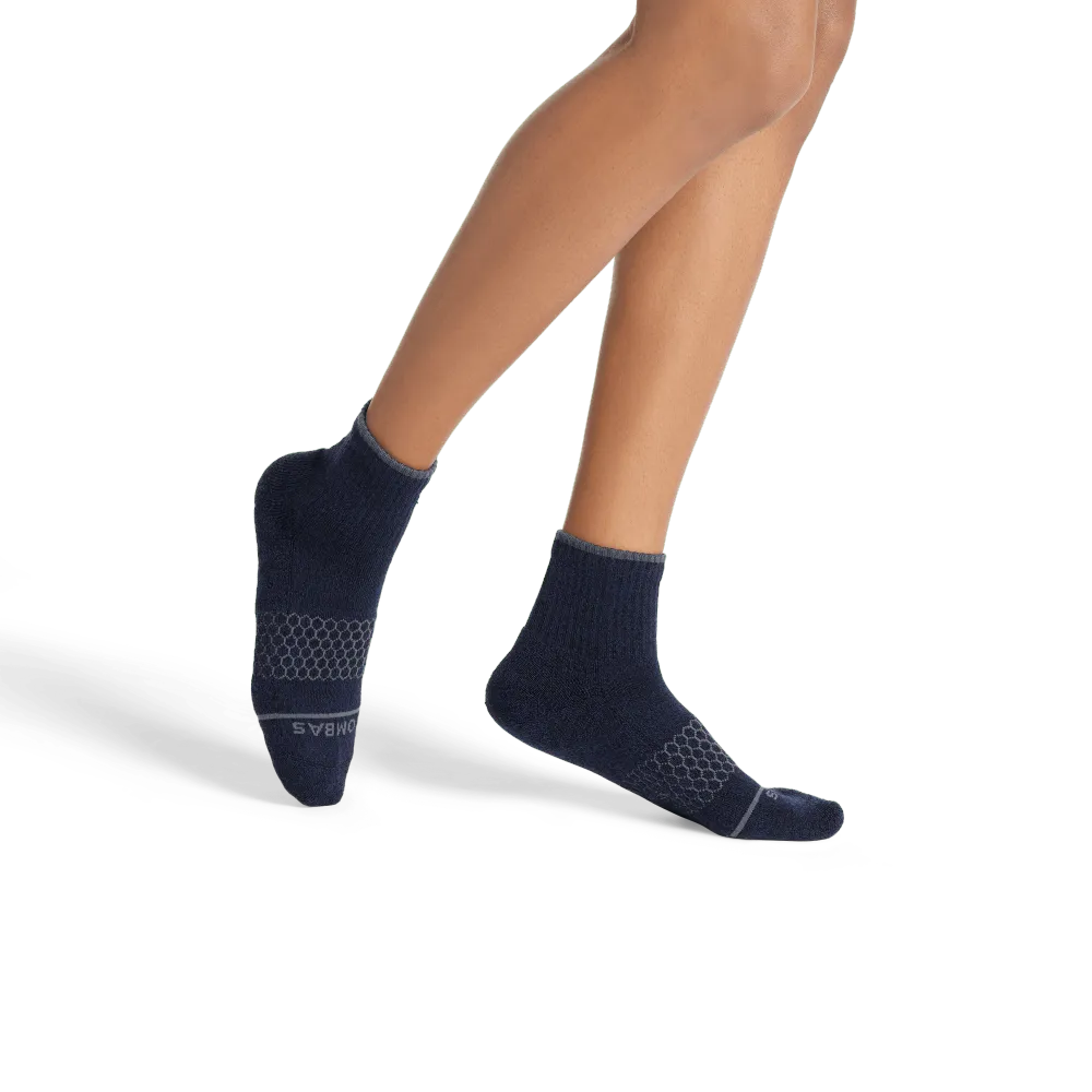 Women's Merino Wool Blend Quarter Sock 8-Pack