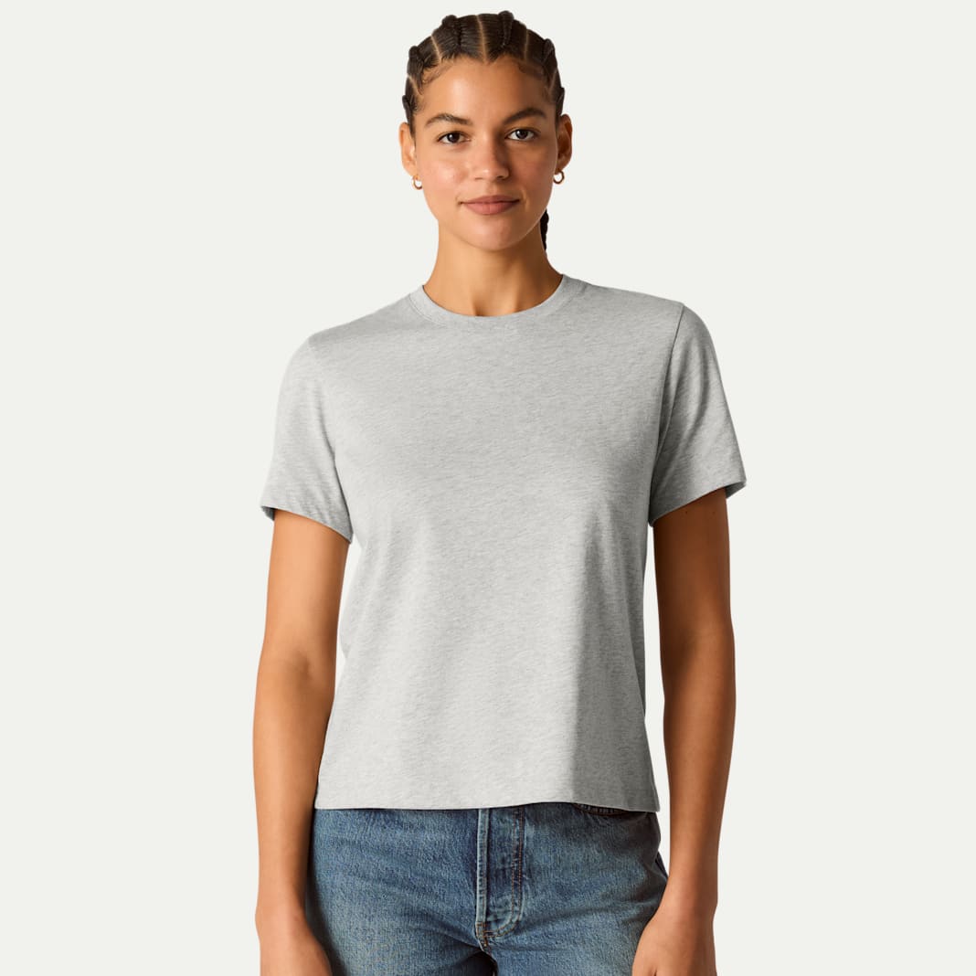 Women's Pima Cotton Crew Neck T-Shirt 3-Pack