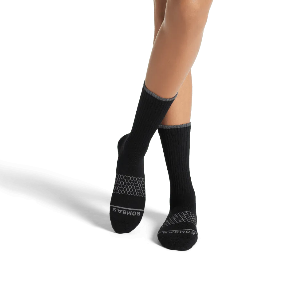 Women's Merino Wool Blend Calf Sock 4-Pack