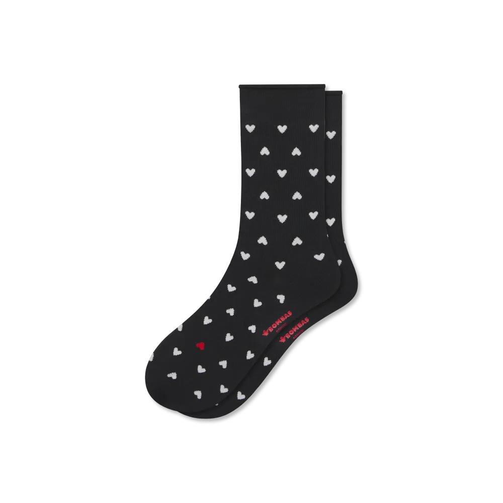 Women¡¯s Hearts Half Calf Socks