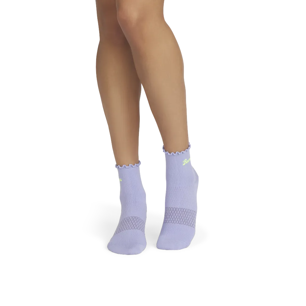 Women¡¯s Ruffle Athletic Quarter Socks