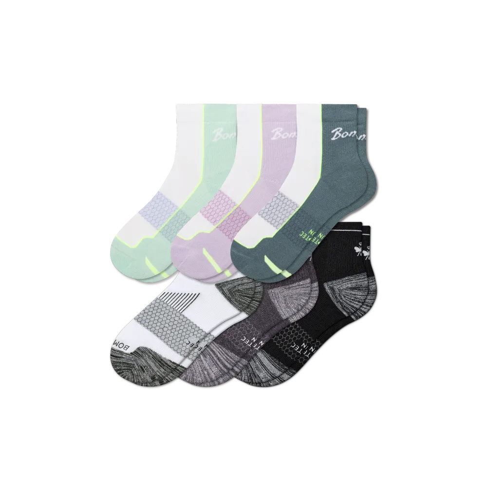 Women's Running Quarter Sock 6-Pack