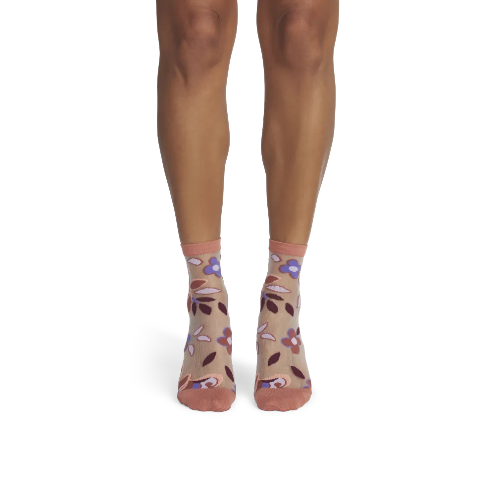Women¡¯s Sheer Garden Party Quarter Socks