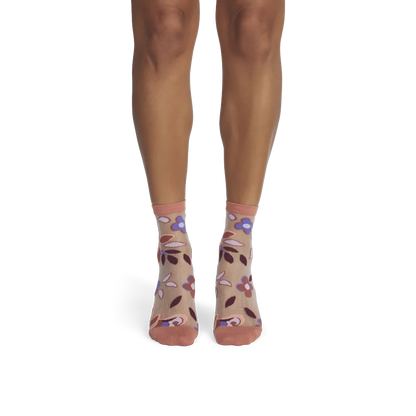 Women¡¯s Sheer Garden Party Quarter Socks