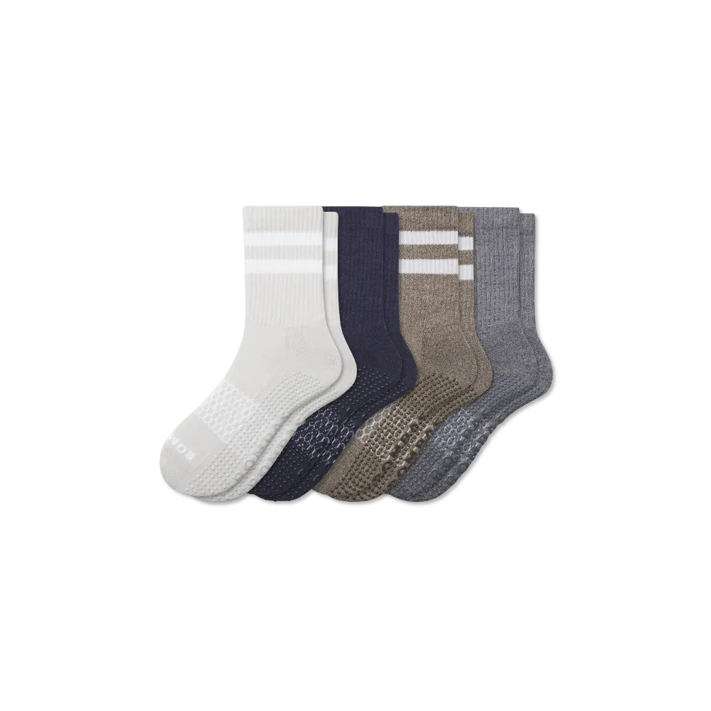Women's Gripper Half Calf Sock 4-Pack