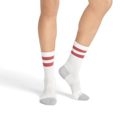 Women's Vintage Stripes Half Calf Socks