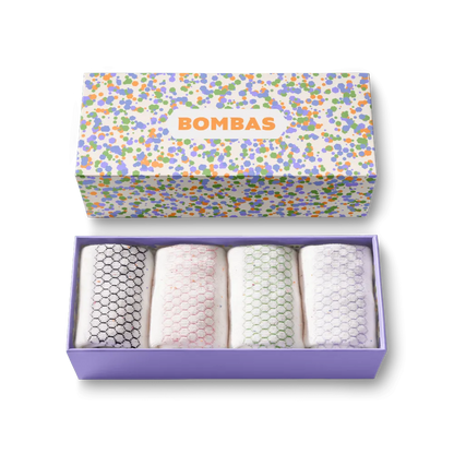 Women's Confetti Ankle Sock 4-Pack Gift Box