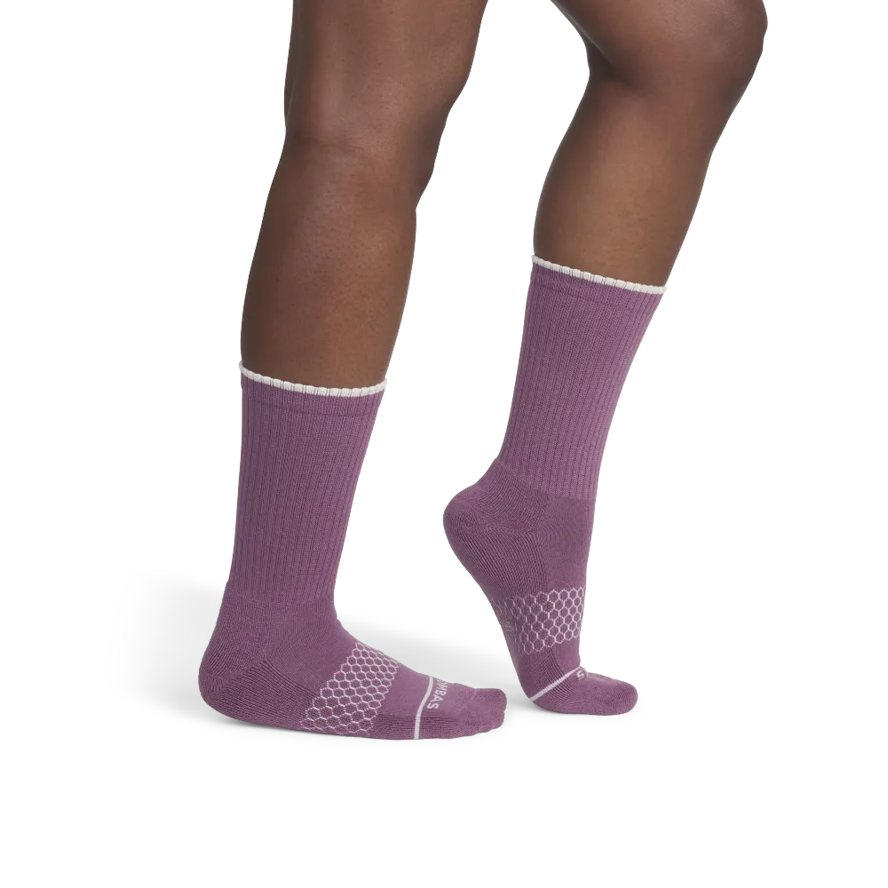 Women's Merino Wool Blend Calf Sock 8-Pack