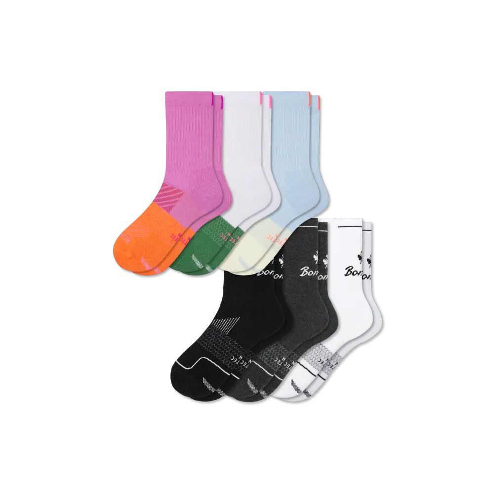 Women's Running Half Calf Sock 6-Pack