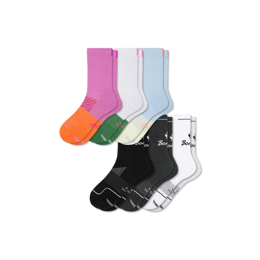 Women's Running Half Calf Sock 6-Pack