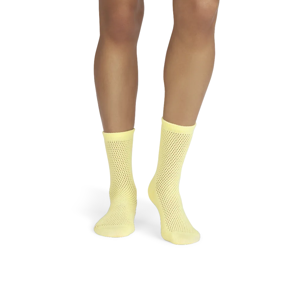 Women's Open Knit Half Calf Sock 4-Pack