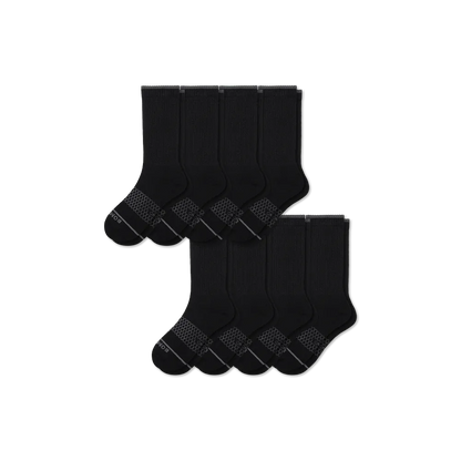 Women's Merino Wool Blend Calf Sock 8-Pack