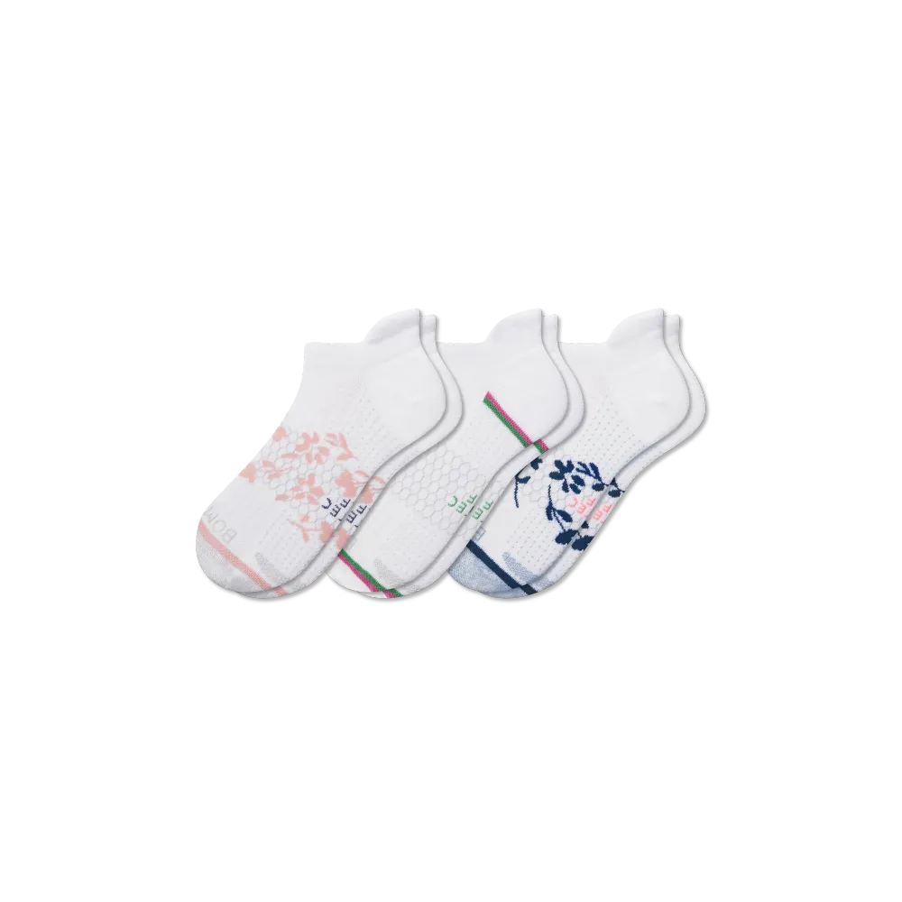 Women's Golf Ankle Sock 3-Pack
