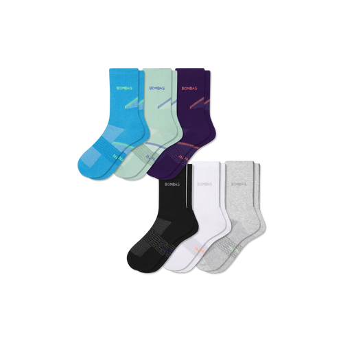 Women's Lightweight Athletic Half Calf Sock 6-Pack