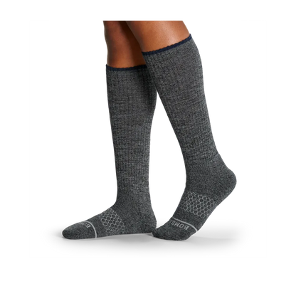Women's Merino Wool Blend Knee-High Socks