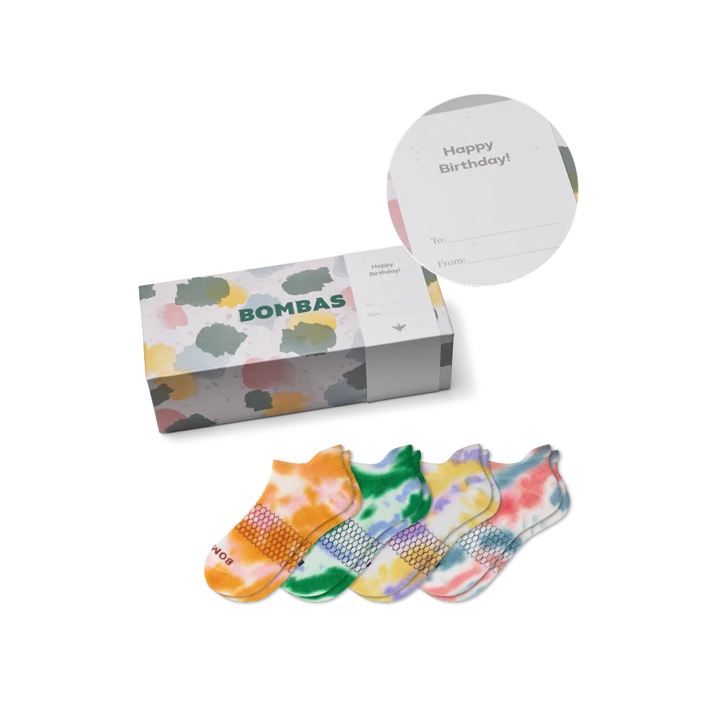 Women's Celebration Ankle Sock 4-Pack Gift Box