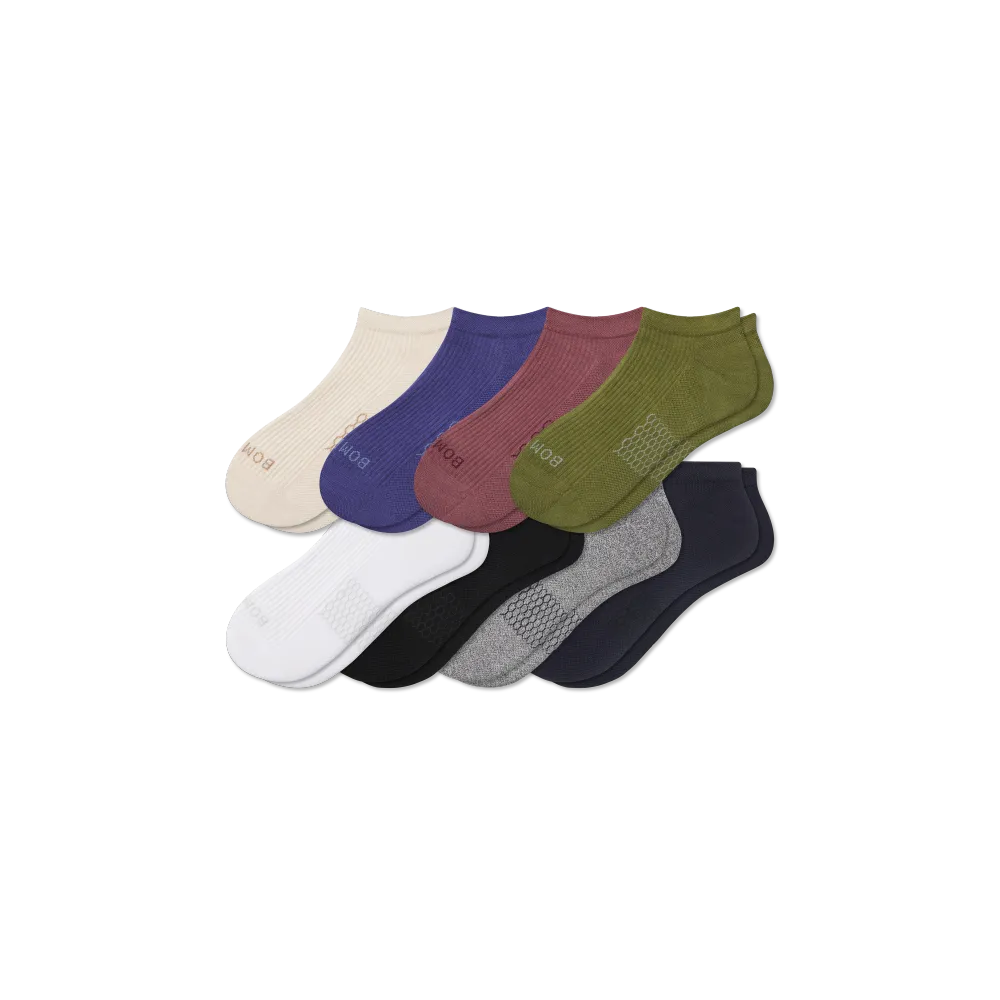 Women's Modern Rib Ankle Sock 8-Pack