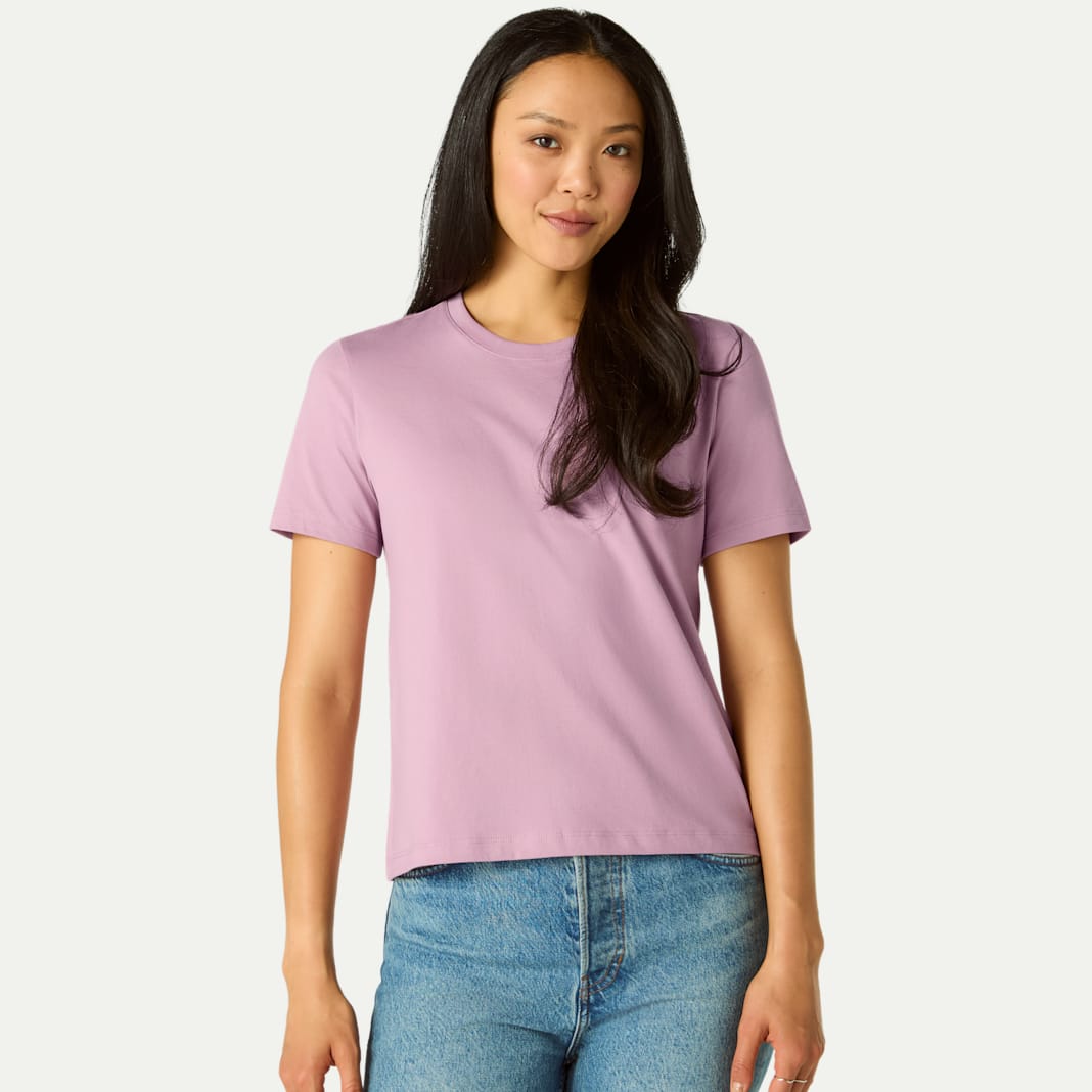 Women's Pima Cotton Crew Neck T-Shirt 3-Pack