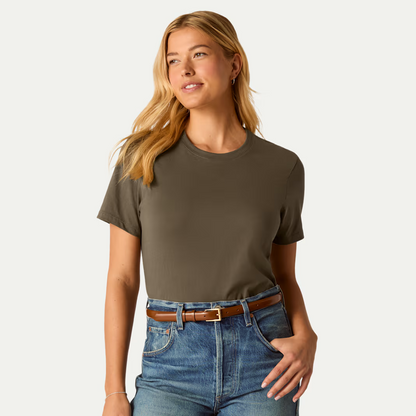 Women's Pima Cotton Crew Neck T-Shirt