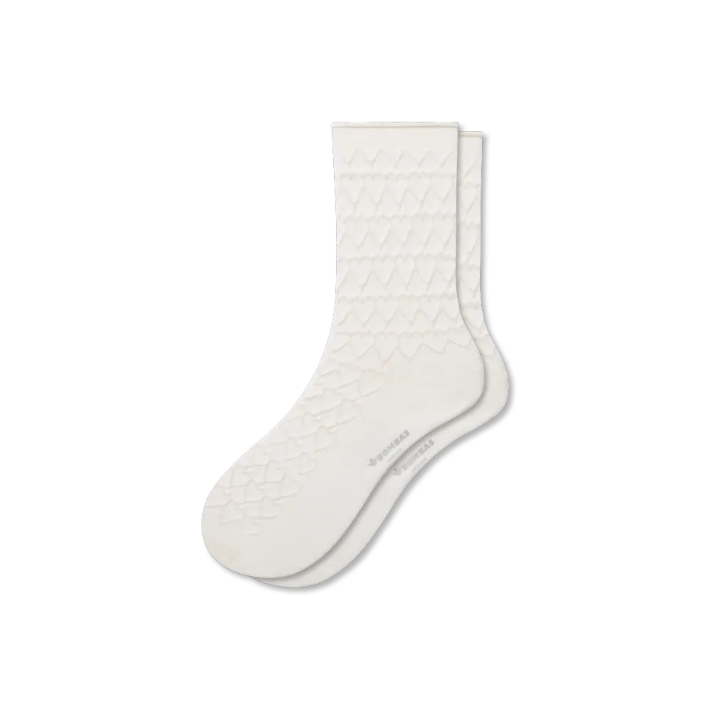 Women¡¯s Hearts Half Calf Socks