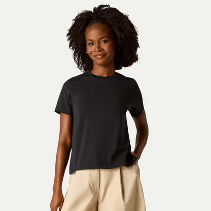 Women's Pima Cotton Crew Neck T-Shirt 3-Pack