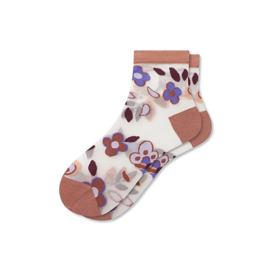 Women¡¯s Sheer Garden Party Quarter Socks