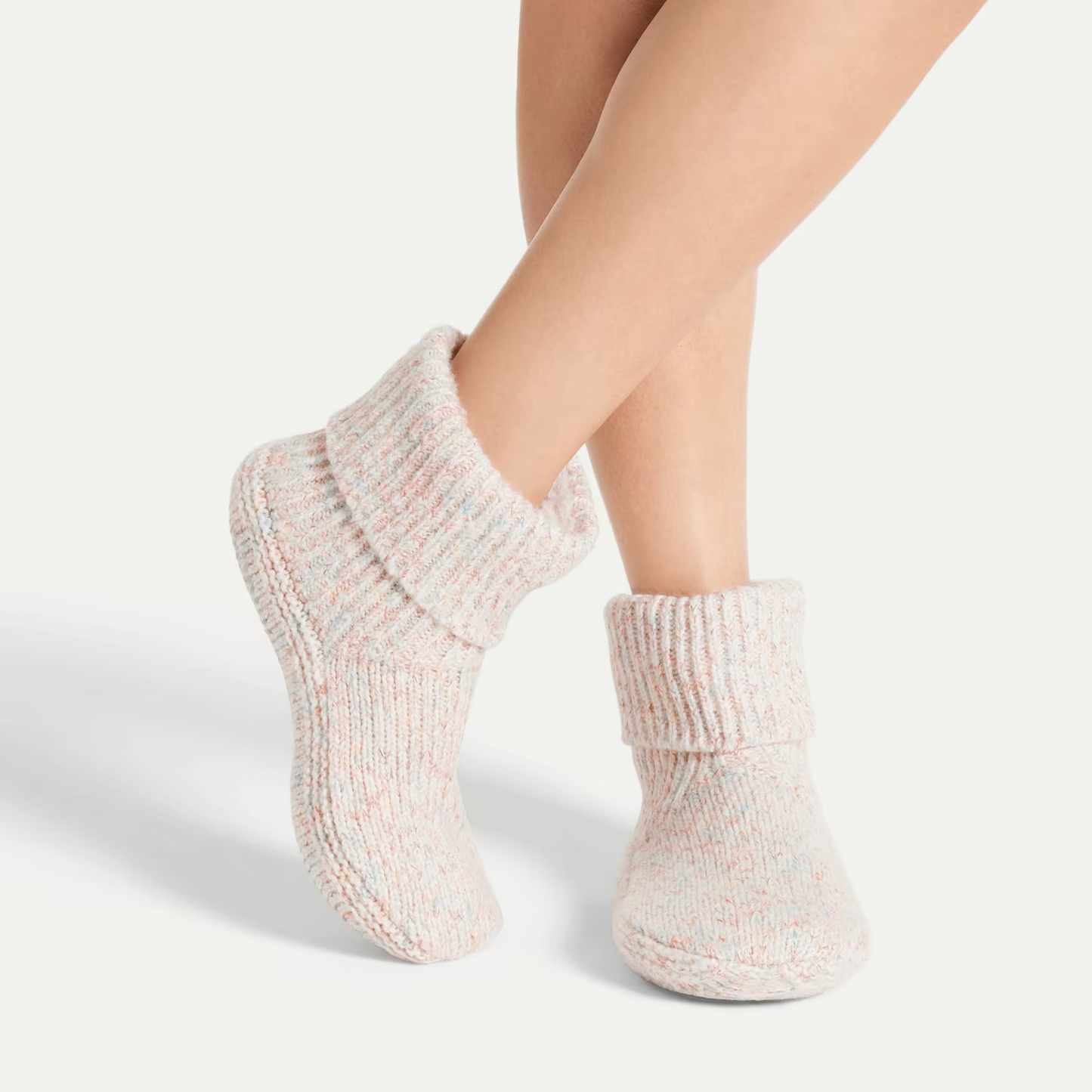 Women's Gripper Slipper Bootie - Sherpa-Lined