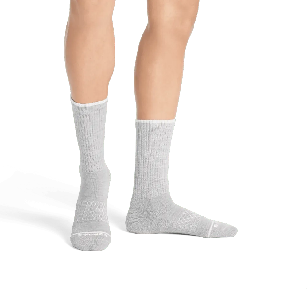 Women's Merino Wool Blend Calf Sock 4-Pack