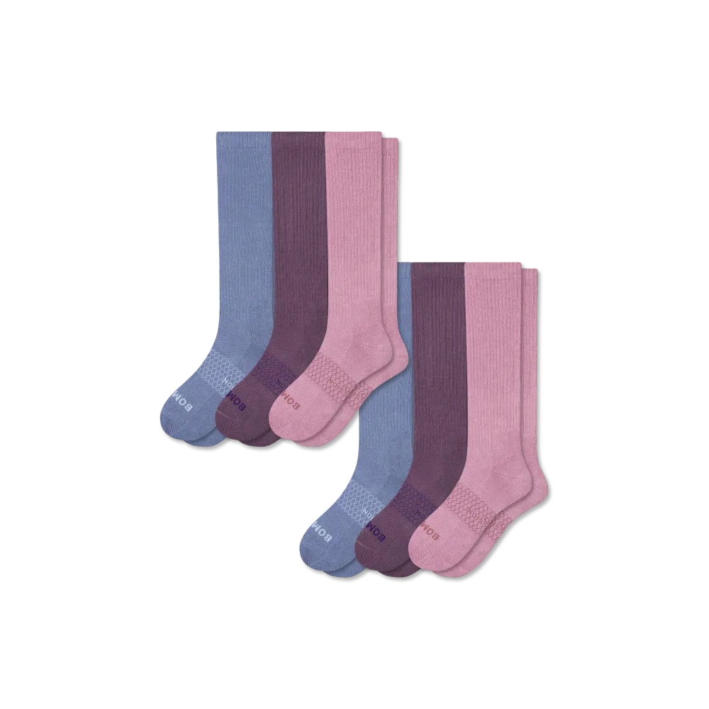 Women's Everyday Compression Sock 6-Pack (15-20mmHg)