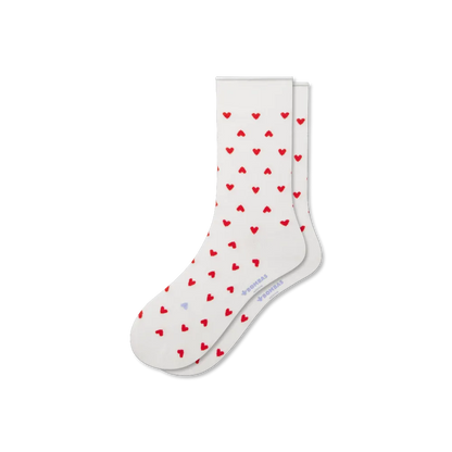 Women¡¯s Hearts Half Calf Socks