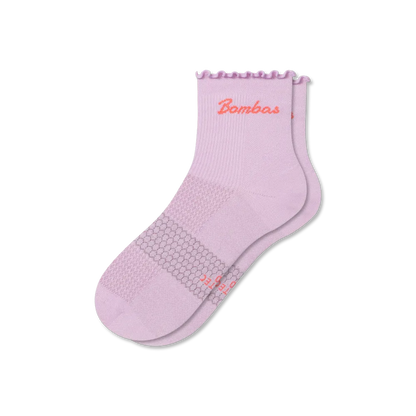 Women¡¯s Ruffle Athletic Quarter Socks
