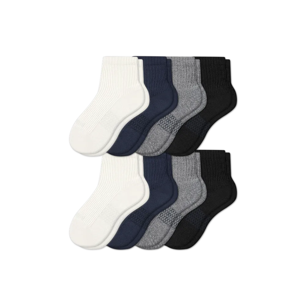 Women's Modern Rib Quarter Sock 8-Pack