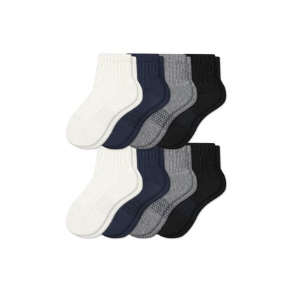 Women's Modern Rib Quarter Sock 8-Pack