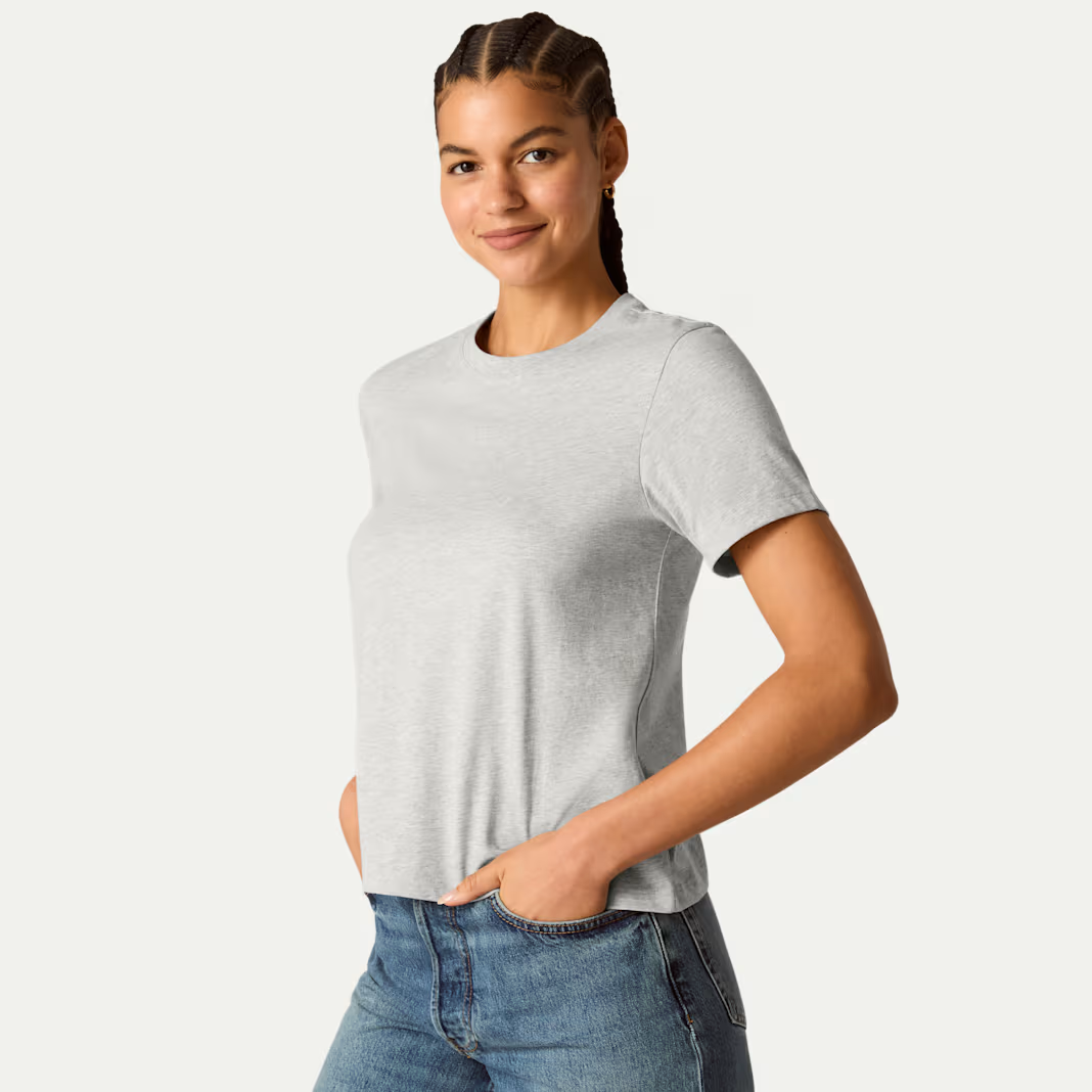 Women's Pima Cotton Crew Neck T-Shirt