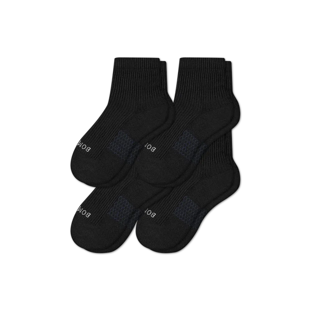 Women's Modern Rib Quarter Sock 4-Pack