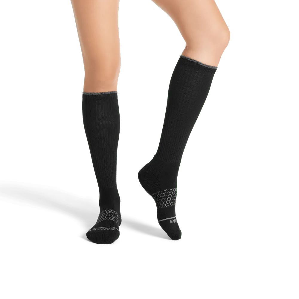 Women's Merino Wool Blend Knee-High Sock 4-Pack