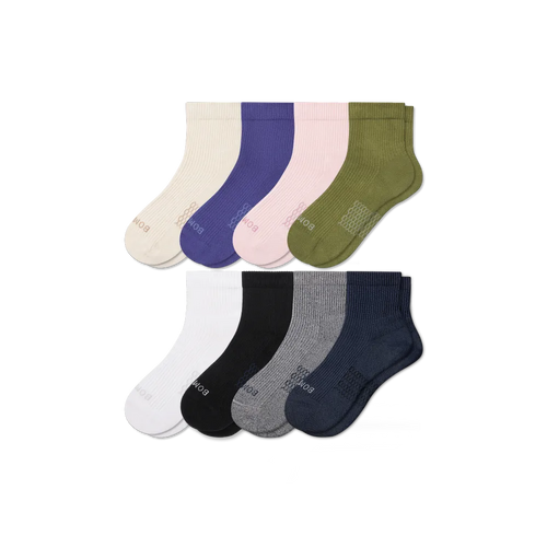 Women's Modern Rib Quarter Sock 8-Pack