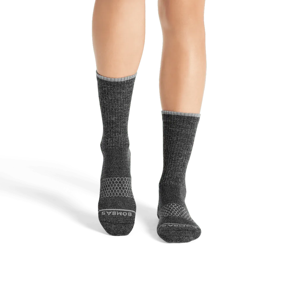 Women's Merino Wool Blend Calf Sock 4-Pack