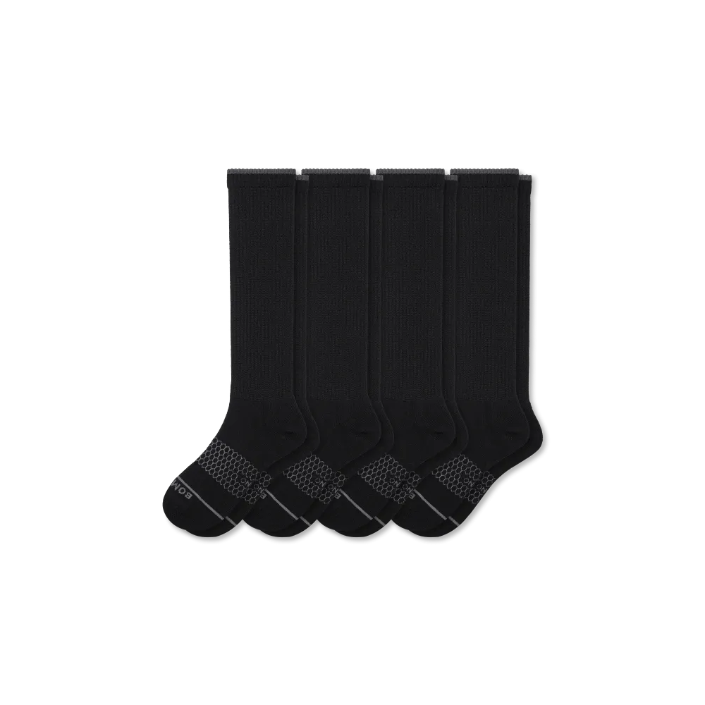 Women's Merino Wool Blend Knee-High Sock 4-Pack