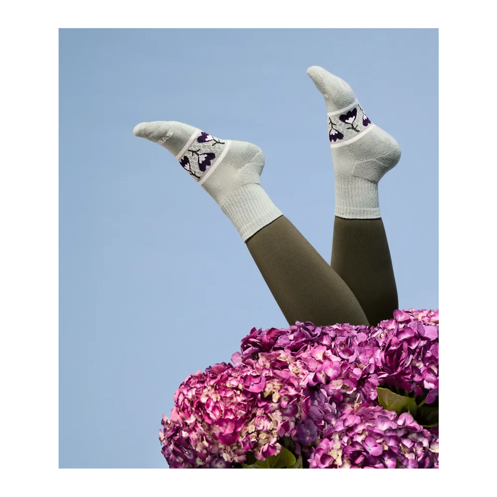 Women's Garden Party Quarter Socks