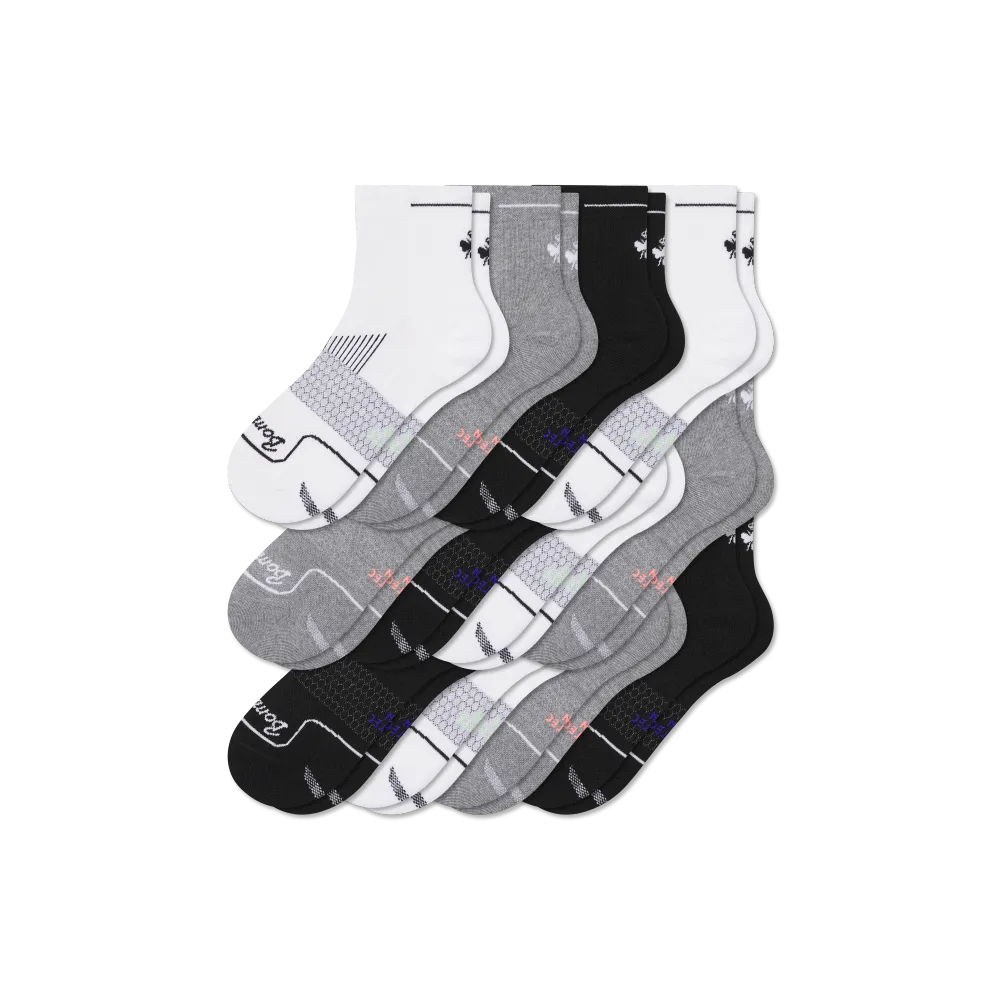 Women's Running Quarter Sock 12-Pack