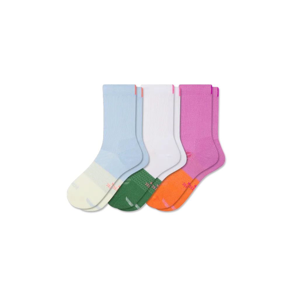 Women's Running Half Calf Sock 3-Pack