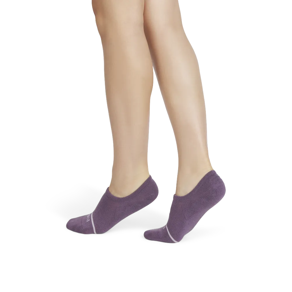 Women's Lightweight Merino Wool Blend No Show Sock 4-Pack