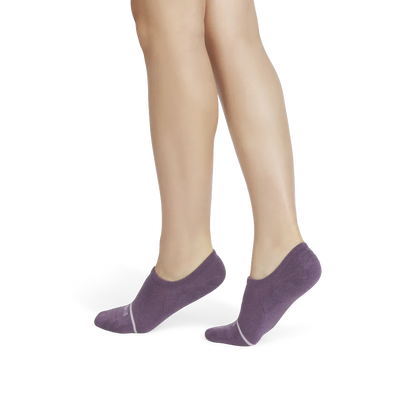 Women's Lightweight Merino Wool Blend No Show Sock 4-Pack