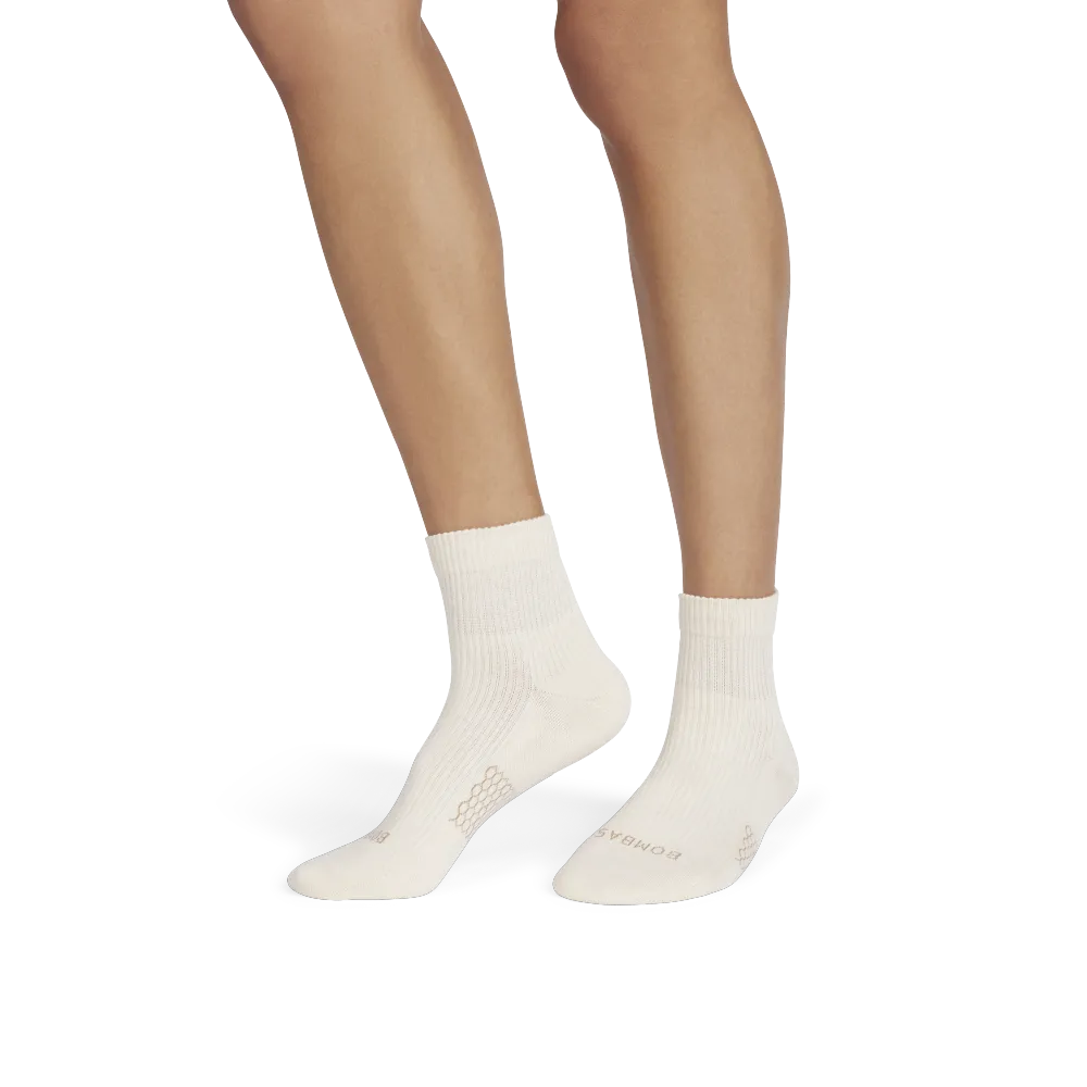 Women's Modern Rib Quarter Socks