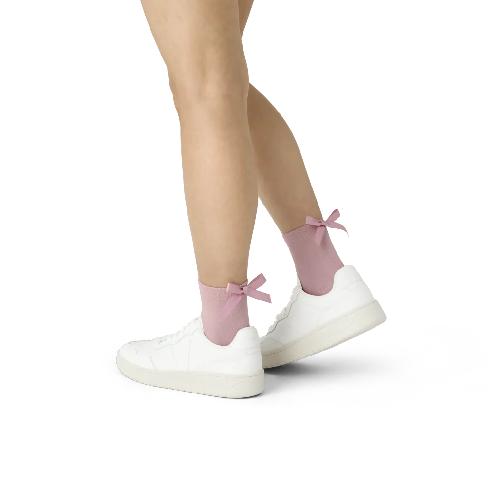 Women's Lightweight Bow Quarter Socks