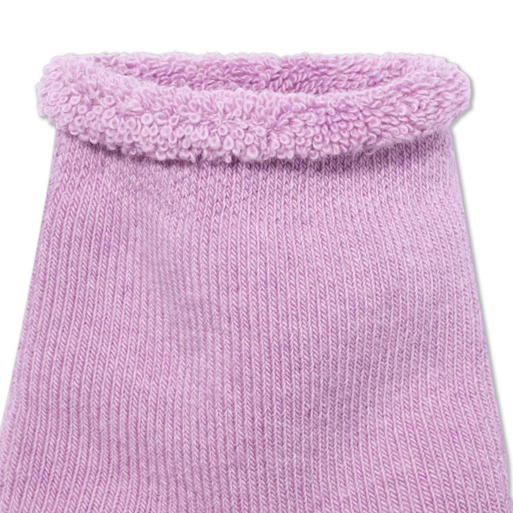 Women's Merino Wool Blend Roll-Top Gripper House Socks