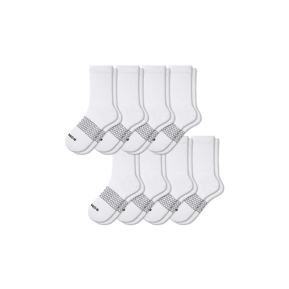 Women's Solids Half Calf Sock 8-Pack