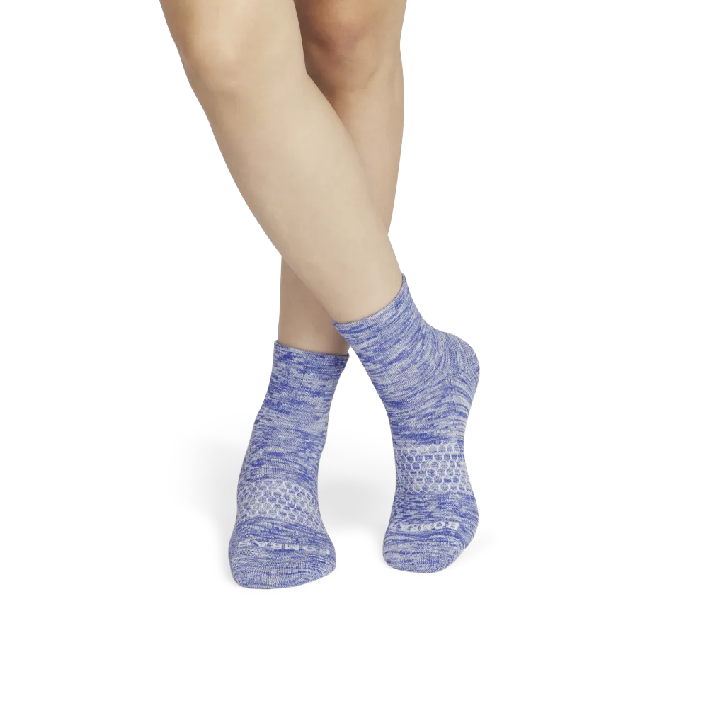 Women's Summer Slub Quarter Sock 8-Pack