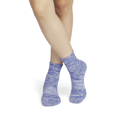 Women's Summer Slub Quarter Sock 8-Pack